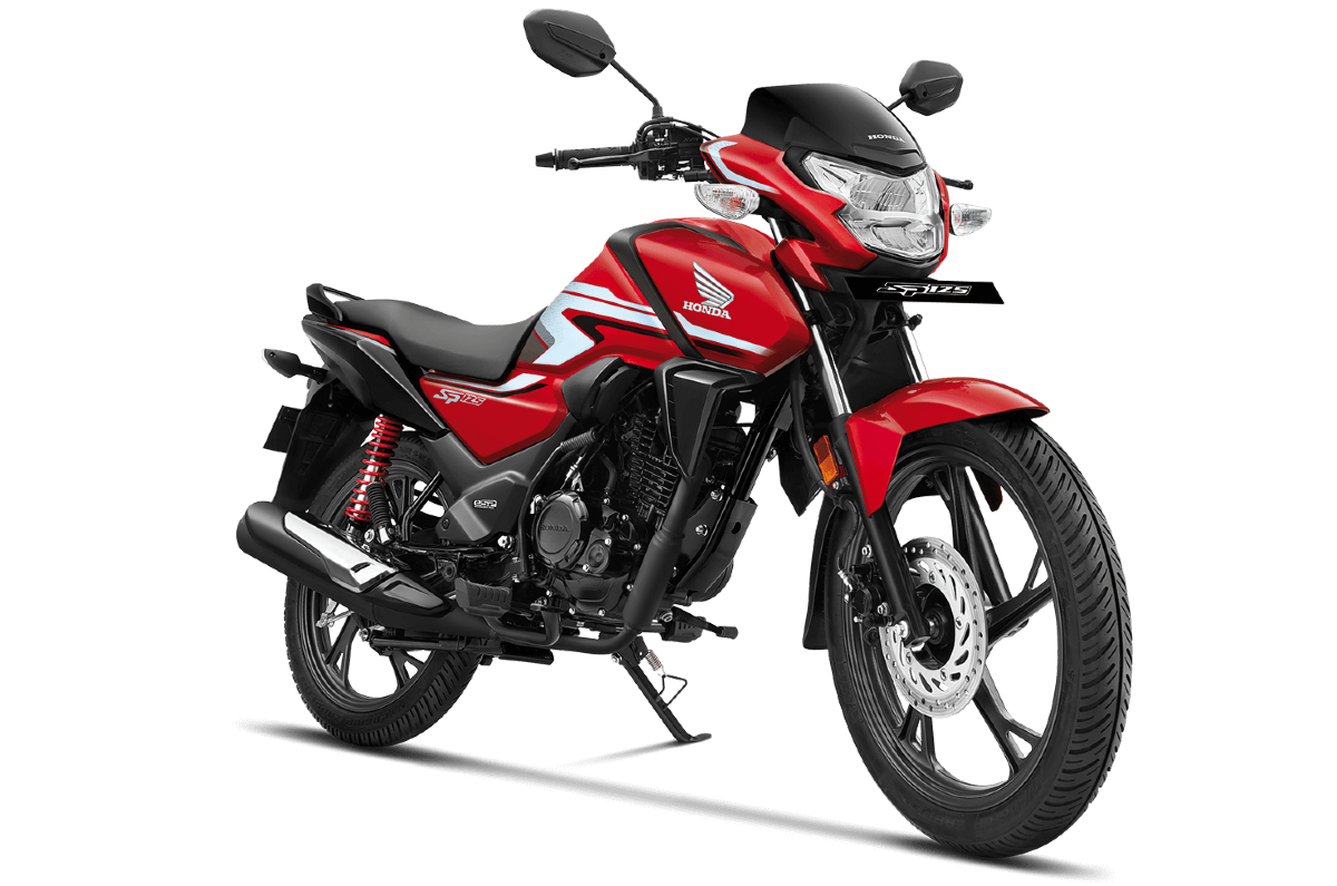 Honda SP125 front three-quarters static shot.